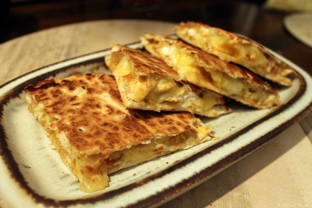 3x Quesadillas met kip, lekker als lunch! It's a food life
