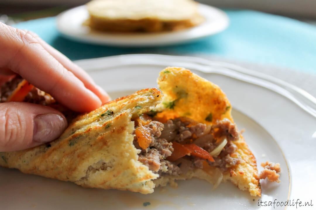 bloemkool tortillas met pittig gekruid gehakt | It's a Food Life