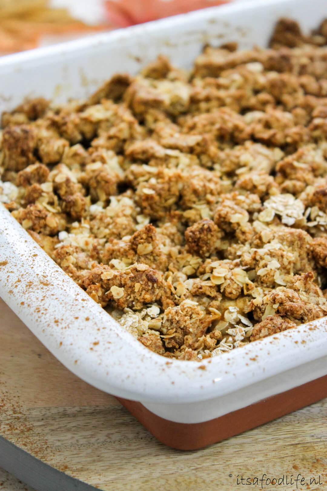 Appel peer speculaas crumble It's a food life